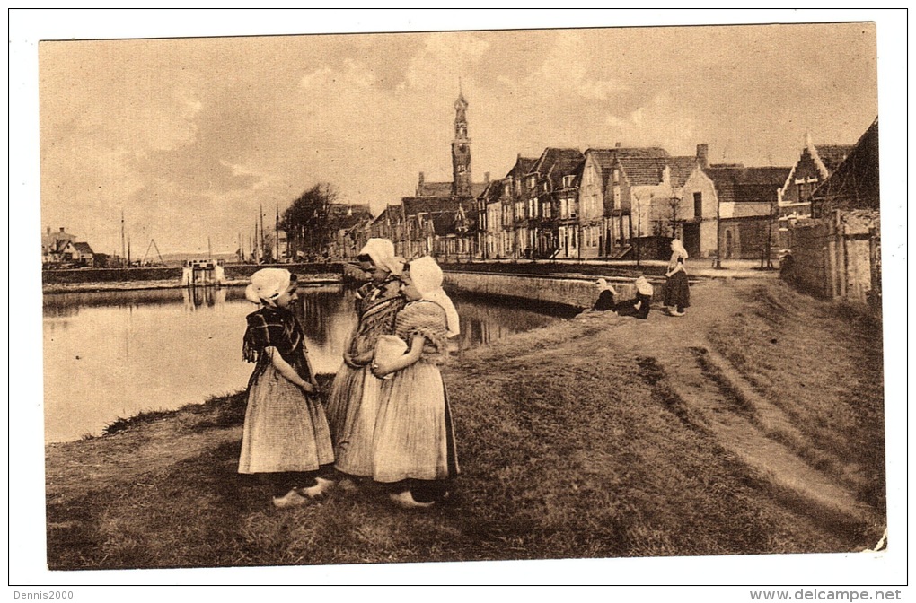 VEERE - Kade Te Veere - COSTUMES - Ed. F. B. Den Boer, Middelburg - Veere