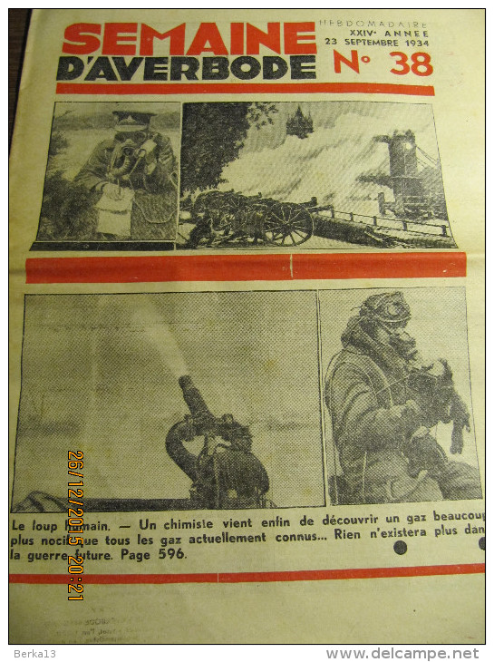 LA SEMAINE D'AVERBODE  XXIVe Année  N° 38 - 23 Septembre 1934 Le Crucifix Sanglant D'Asti - Informations Générales