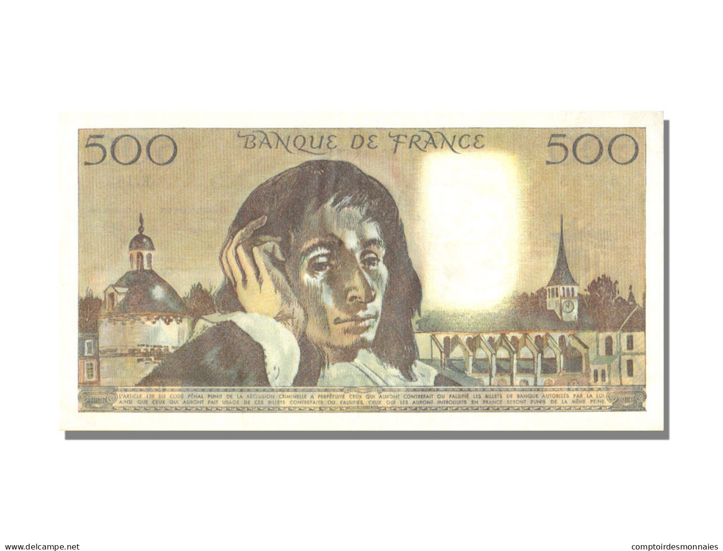 Billet, France, 500 Francs, 500 F 1968-1993 ''Pascal'', 1983, 1983-01-06, SPL - 500 F 1968-1993 ''Pascal''