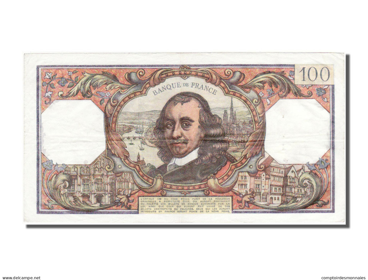 Billet, France, 100 Francs, 100 F 1964-1979 ''Corneille'', 1978, 1978-11-02 - 100 F 1964-1979 ''Corneille''