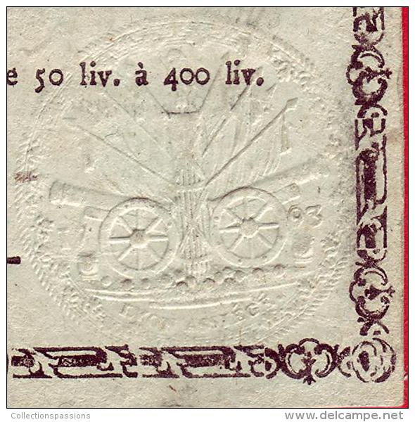 - Siège De Lyon. 50 Sous. Emission Du 19 Septembre 1793 - - Assignats & Mandats Territoriaux