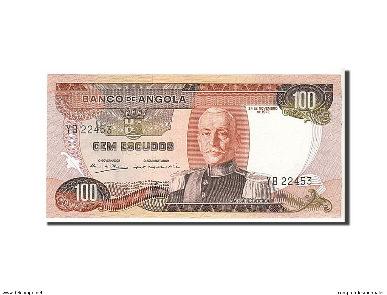Billet, Angola, 100 Escudos, 1972, KM:101, NEUF - Angola