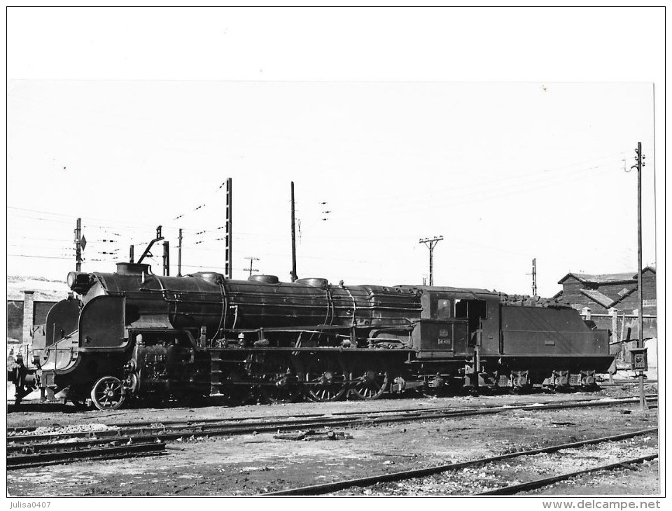 LOCOMOTIVE A VAPEUR Photographie Format Cpa Machine En Tender - Zubehör