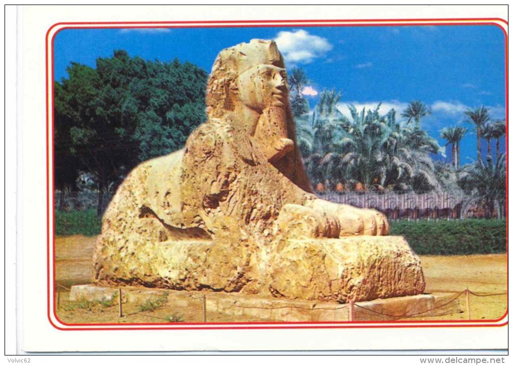 CPSM Gisa  The Sphinx Of Sakkara  Timbres  Thotmes III - Gizeh
