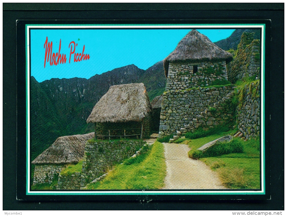 PERU  -  Machu Picchu  Unused Postcard - Peru