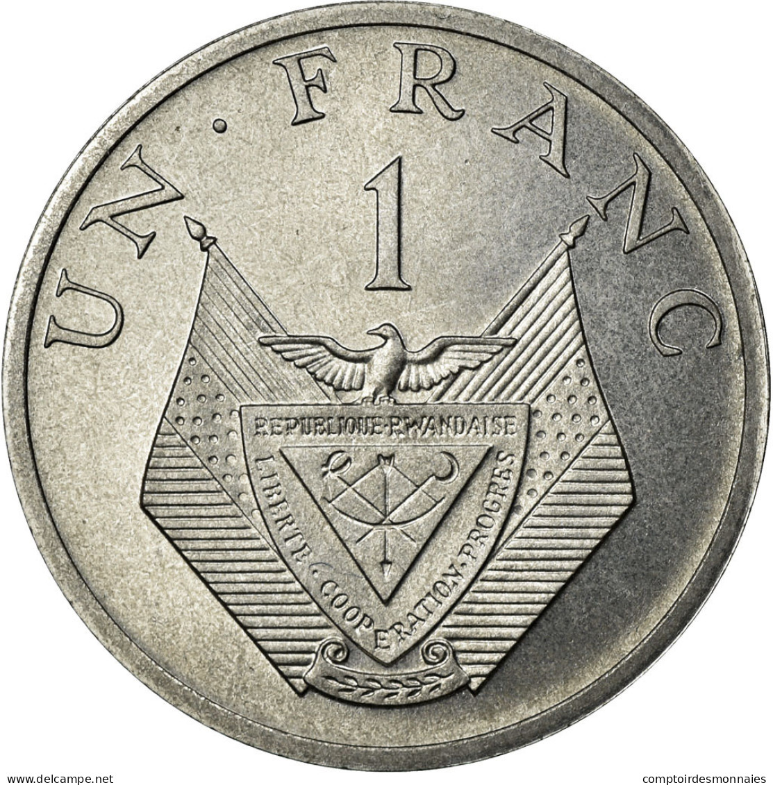 Monnaie, Rwanda, Franc, 1977, FDC, Aluminium, KM:E4 - Rwanda
