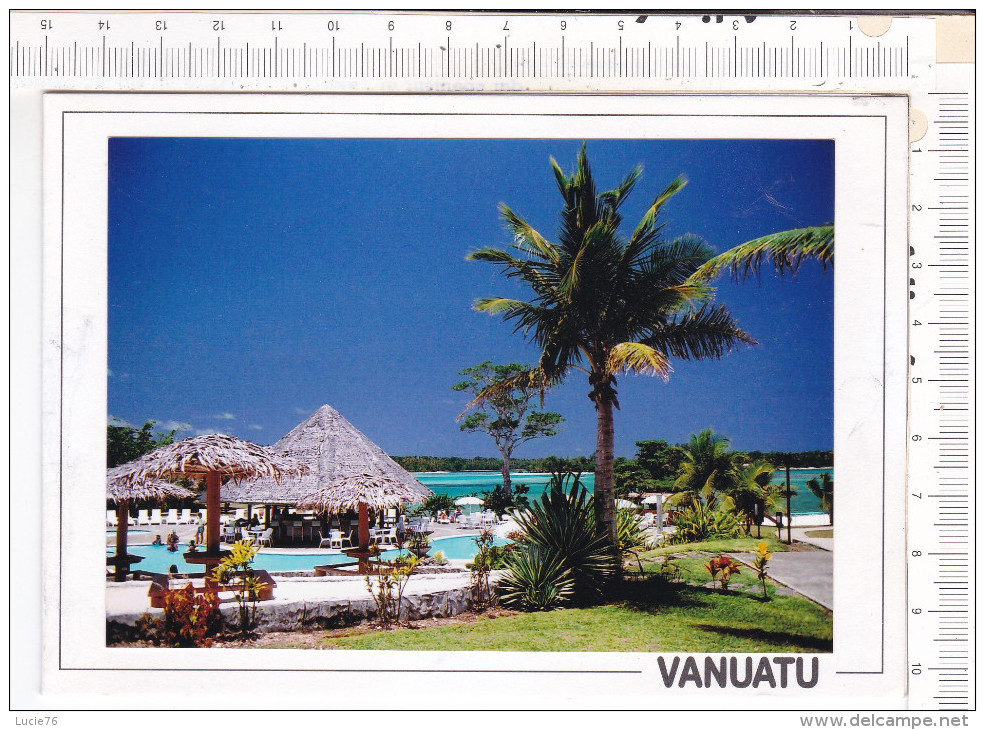 VANUATU    -  Efate  &  Port Vila    -  Carte  Double - Vanuatu