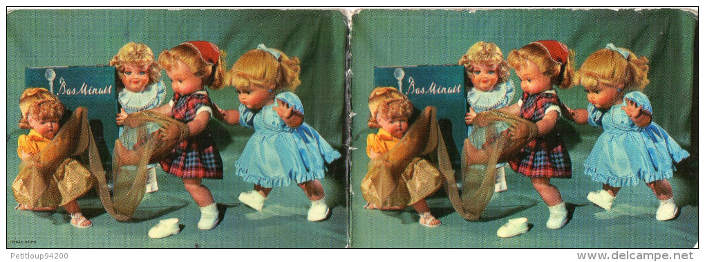 CALENDRIER 1966 Bas Minuit  POUPEES DOLLS - Petit Format : 1961-70