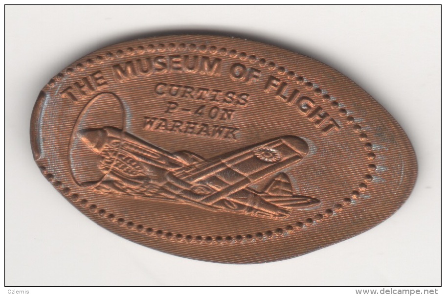 RARE THE MUSEUM OF FLIGHT  CENT,PENNY TOKEN - Other & Unclassified