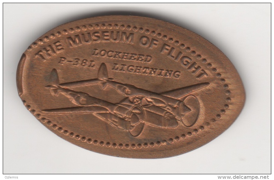 RARE THE MUSEUM OF FLIGHT  CENT,PENNY TOKEN - Other & Unclassified