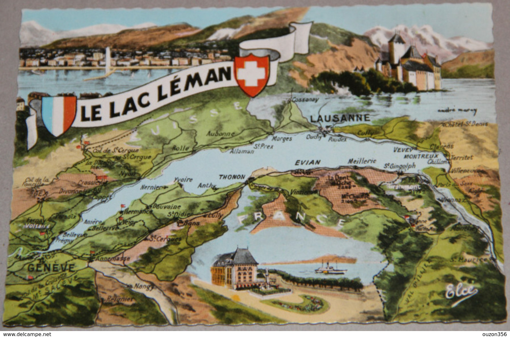 Le Lac LEMAN (Haute-Savoie, Suisse) - Autres & Non Classés