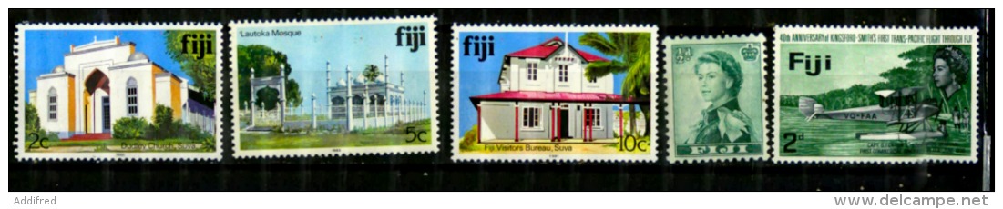 Fidji 5 Timbres Neufs** - Fidji (1970-...)