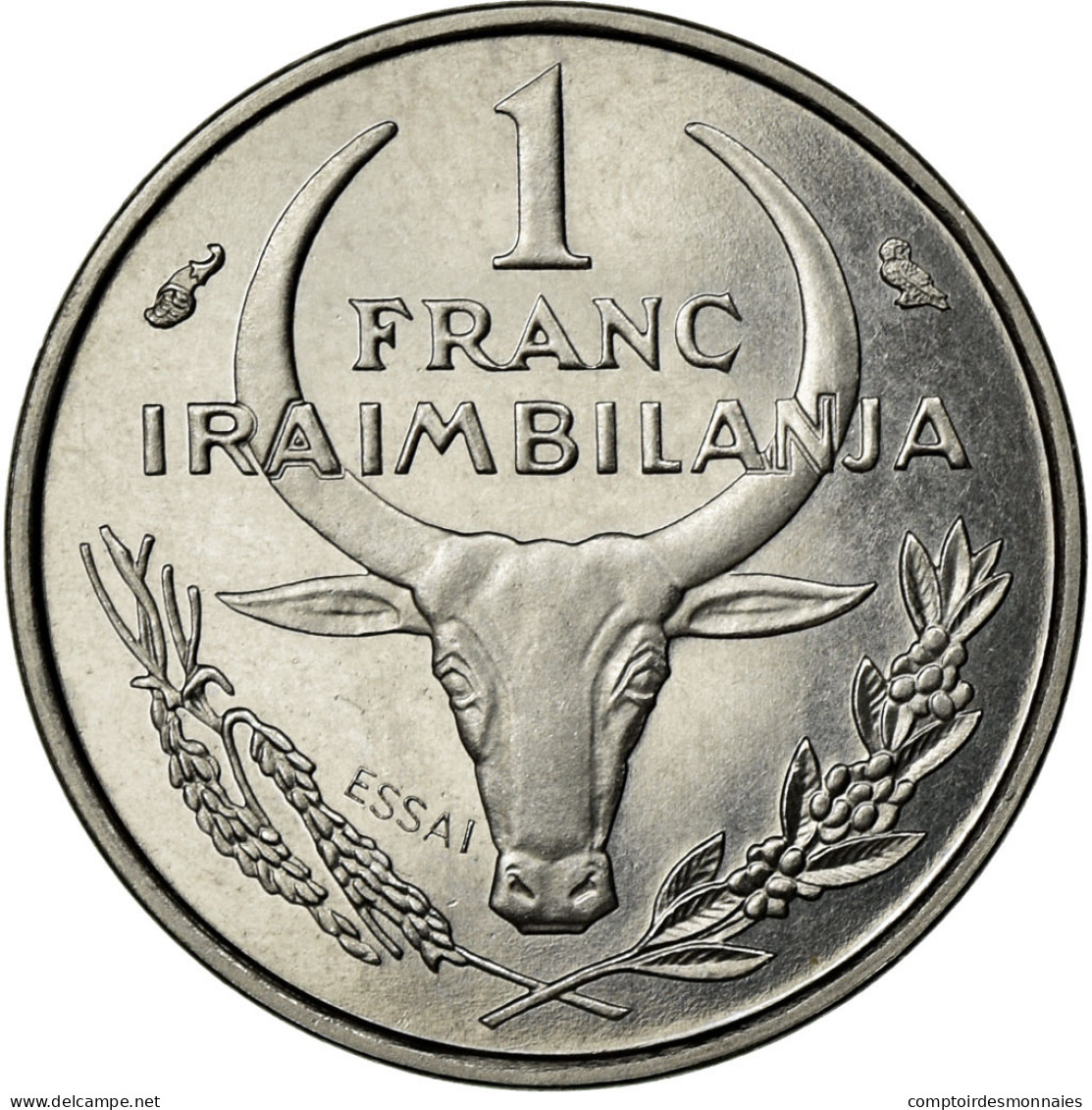 Monnaie, Madagascar, Franc, 1965, Paris, FDC, Stainless Steel, KM:E6 - Madagaskar