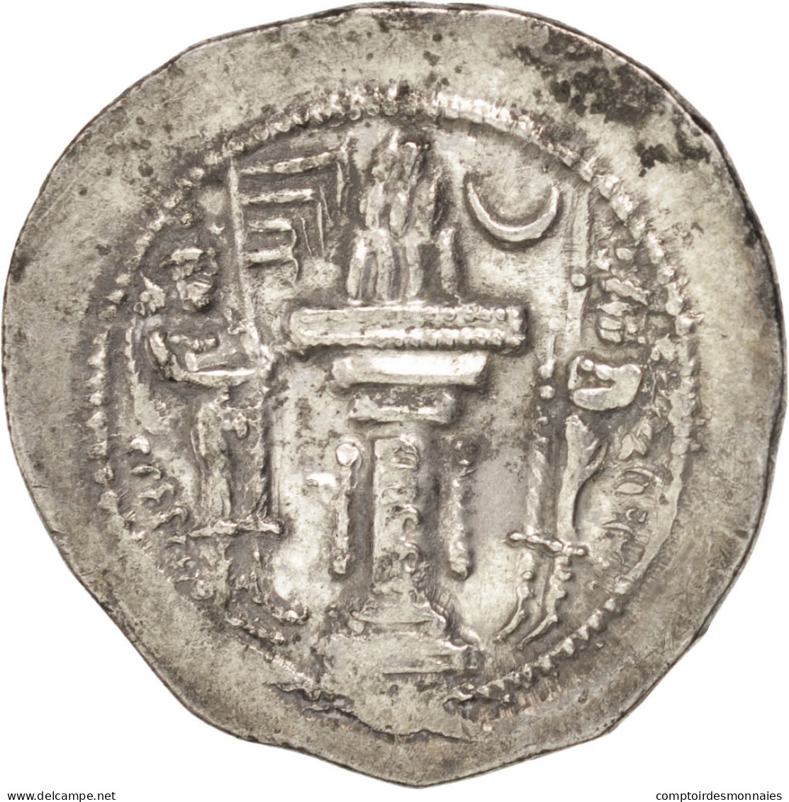 Monnaie, Sassanid (II Century BC - VII Century BC), Yazgard I (399-420) - Orientalische Münzen
