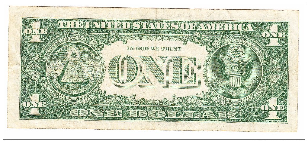 1957-A USA One Dollar Silver Certificate - Silver Certificates (1928-1957)