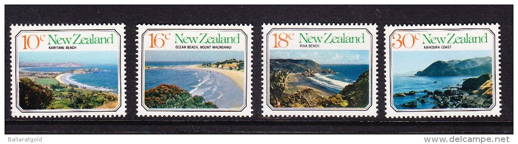 New Zealand 1977 Sea Scapes Complete  Set MNH - Unused Stamps