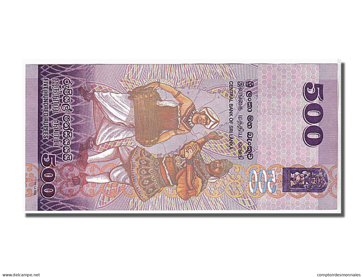 Billet, Sri Lanka, 500 Rupees, 2010, KM:126a, NEUF - Sri Lanka