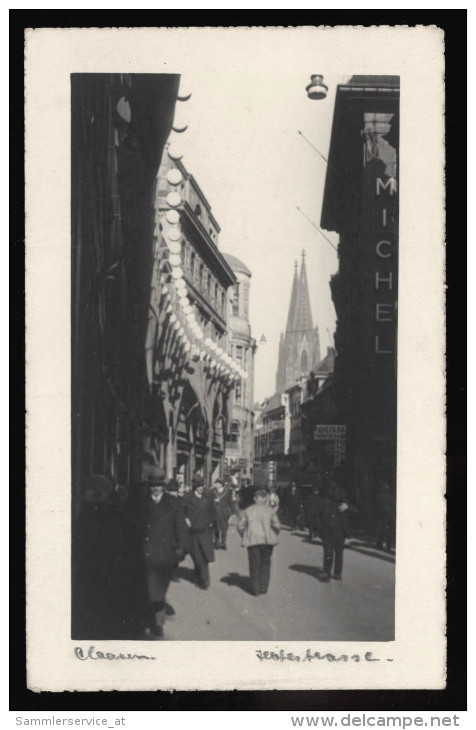 [007] Köln, Hohe Straße, Um 1930 - Koeln