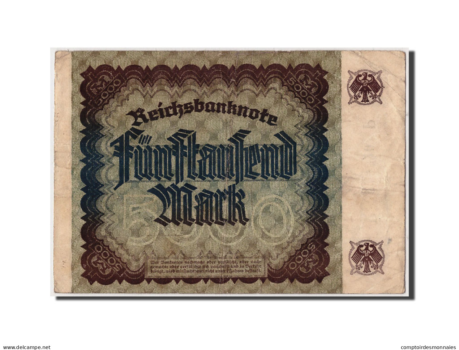 Billet, Allemagne, 5000 Mark, 1922, 1922-12-02, KM:81a, TB+ - 5000 Mark