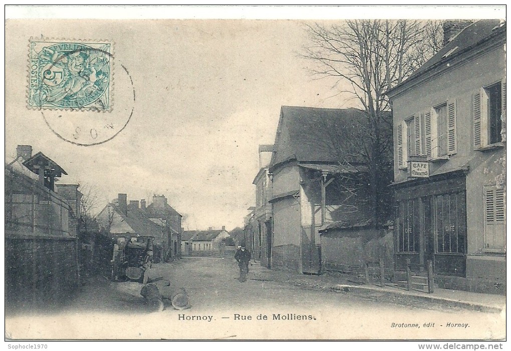 PICARDIE - 80 - SOMME - SELECTION - HORNOY LE BOURG -  Rue De Molliens - Hornoy Le Bourg