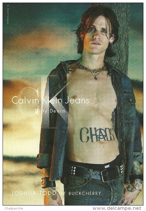 LOT 10 CPM MODE VETEMENT JEAN'S CALVIN KLEIN  JEANS TATOUAGE TATTOO   EDIT. RACKS MAX - Moda