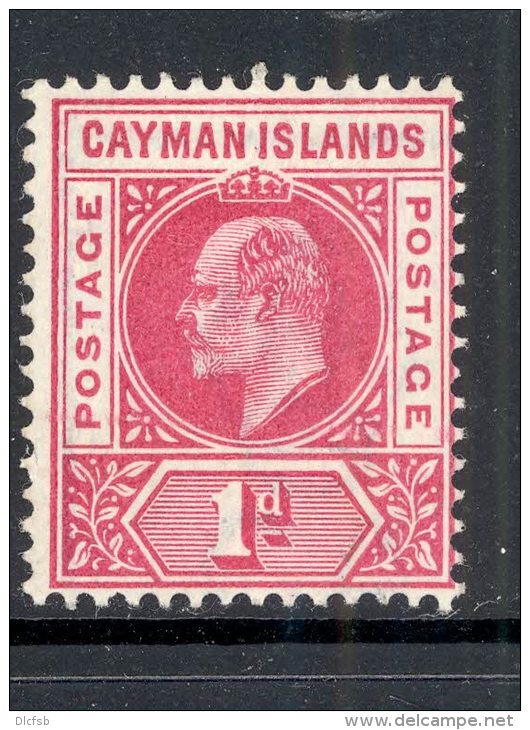 CAYMAN ISLANDS, 1902 1d (wmk CA Single) Superb Mint Very Lightly Hinged, Cat &pound;10 - Kaaiman Eilanden