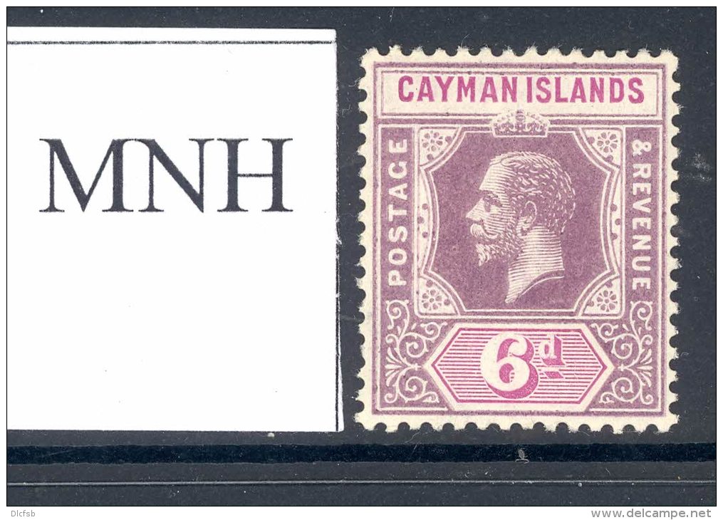 CAYMAN ISLANDS, 1912 6d Mint Never Hinged (MNH) - Kaaiman Eilanden