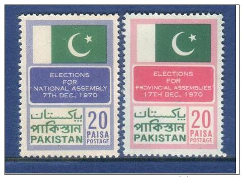 Pakistan 1970  Election..  MNH  2V. - Pakistan