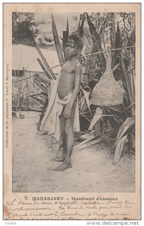 MANANJARY (Madagascar) - Marchand D'oiseaux - Madagascar