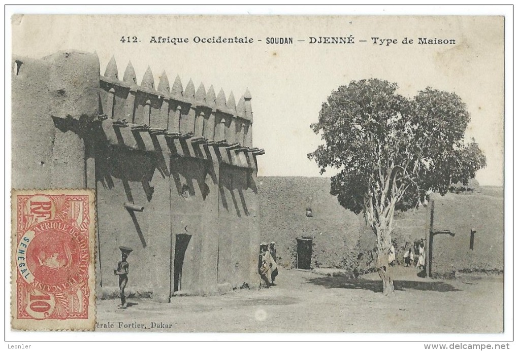 AFRIQUE - SOUDAN - DJENNE - (N° 412) - Type De Maison - CPA - Sudan