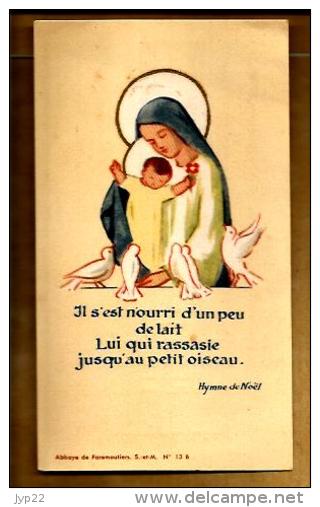 Image Pieuse Religieuse Holy Card - Communion J. Heurtier Providence Saint Brieuc 15-05-1947 Ed Abbaye Faremoutiers 13B - Images Religieuses