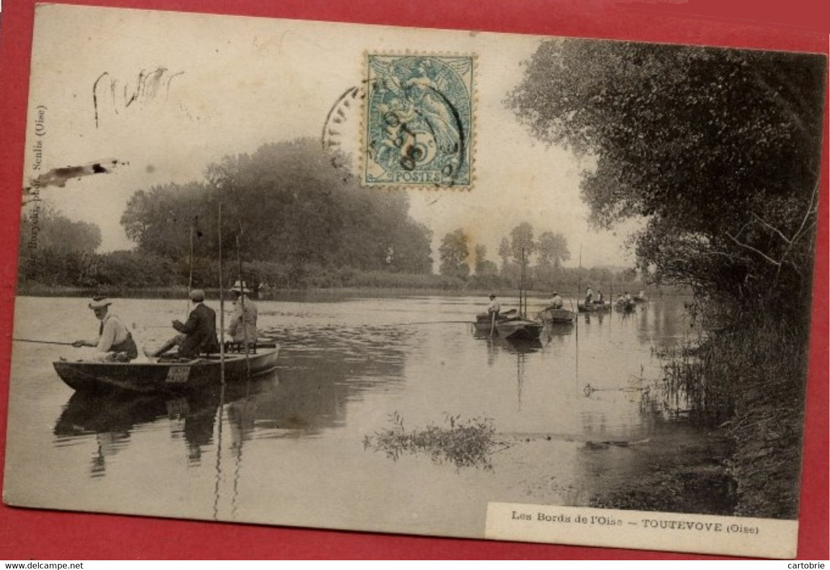 Dépt 60 - GOUVIEUX - Les Bords De L'Oise - Toutevoye - Animée, Pêcheurs à La Ligne - Gouvieux