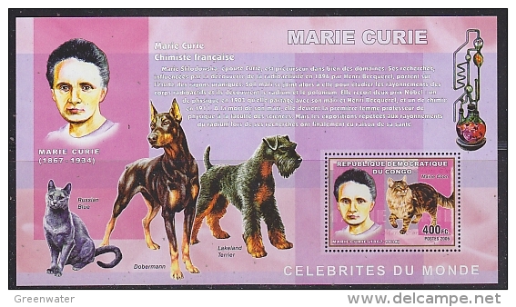 Congo 2006 Marie Curie M/s PERFORATED ** Mnh (F4982) - Ongebruikt
