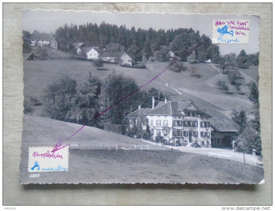 CH  Hirzel, Gasthof Zum Morgenthal Fam. Hofmann    D136145 - Hirzel