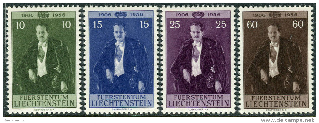 Liechtenstein 1956. M#348/51 MNH/Luxe (B33) - Neufs