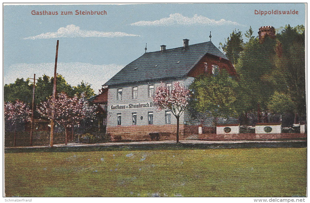 AK Dippoldiswalde Gasthaus Zum Steinbruch Bei Reinholdshain Reinhardtsgrimma Malter Reichstädt Possendorf Dresden Oelsa - Dippoldiswalde