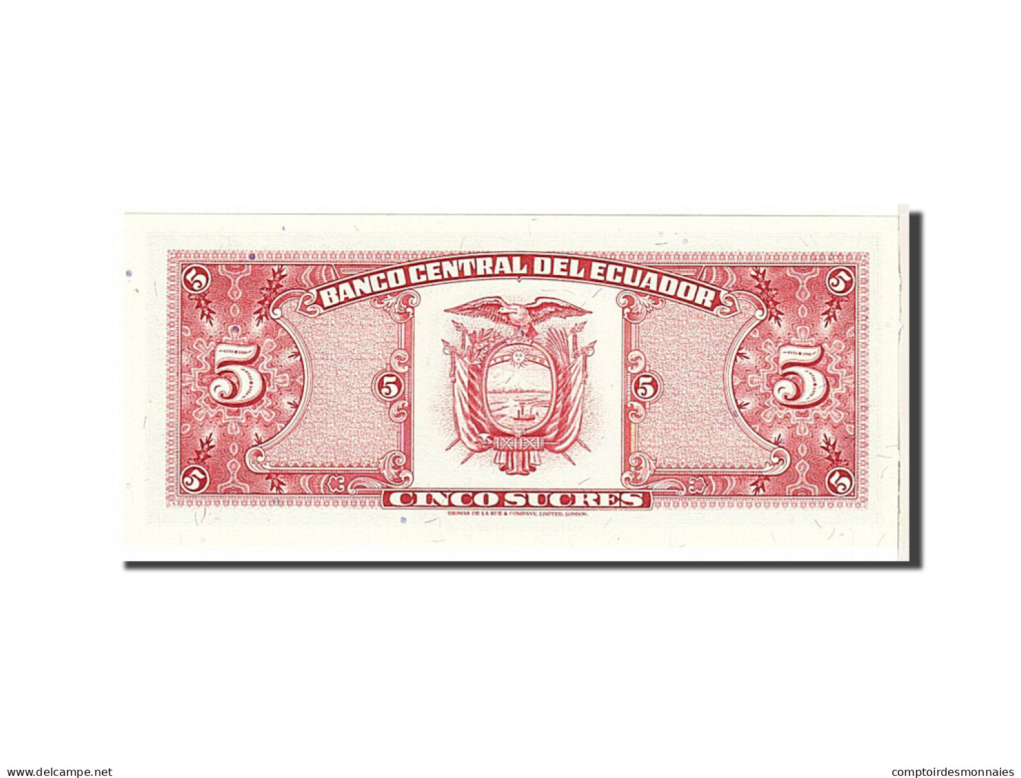 Billet, Équateur, 5 Sucres, 1988, KM:113d, NEUF - Equateur