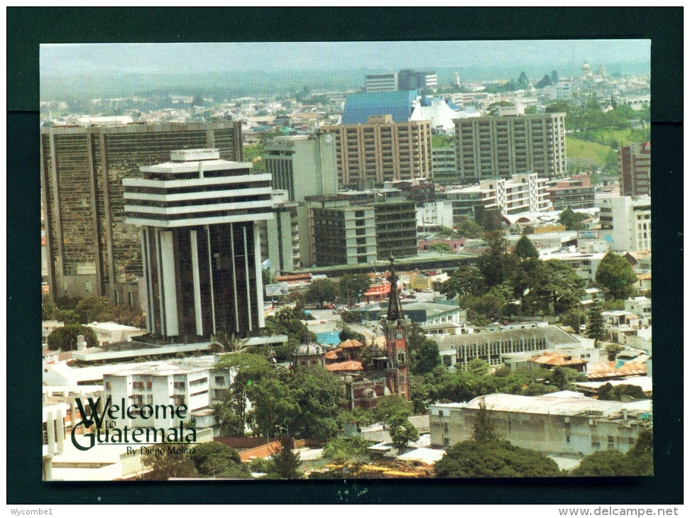 GUATEMALA  -  Panorama Of Guatemala City  Unused Postcard - Guatemala