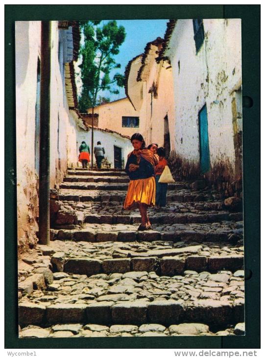 BRASIL  -  Cusco  San Blas Suburb  Unused Postcard - Peru