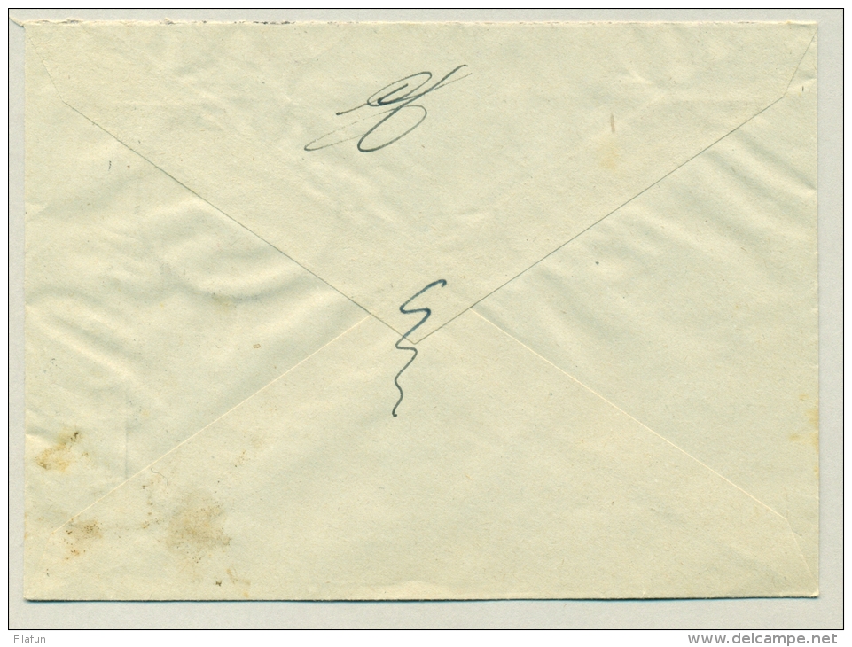 Nederland - 1943 - 5x Germaanse Symbolen Op Lokaal Briefje Utrecht - Brieven En Documenten