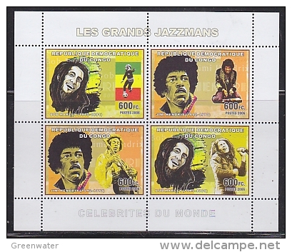 Congo 2006 Jazzmans M/s ** Mnh (F4984) - Nuevos