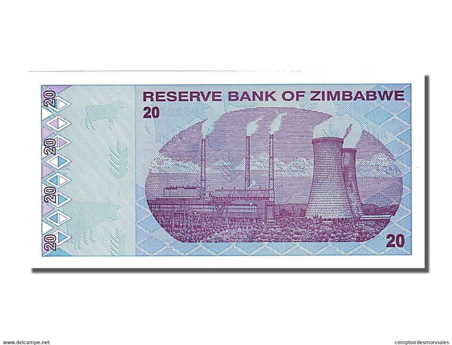 Billet, Zimbabwe, 20 Dollars, 2009, 2009-02-02, NEUF - Zimbabwe