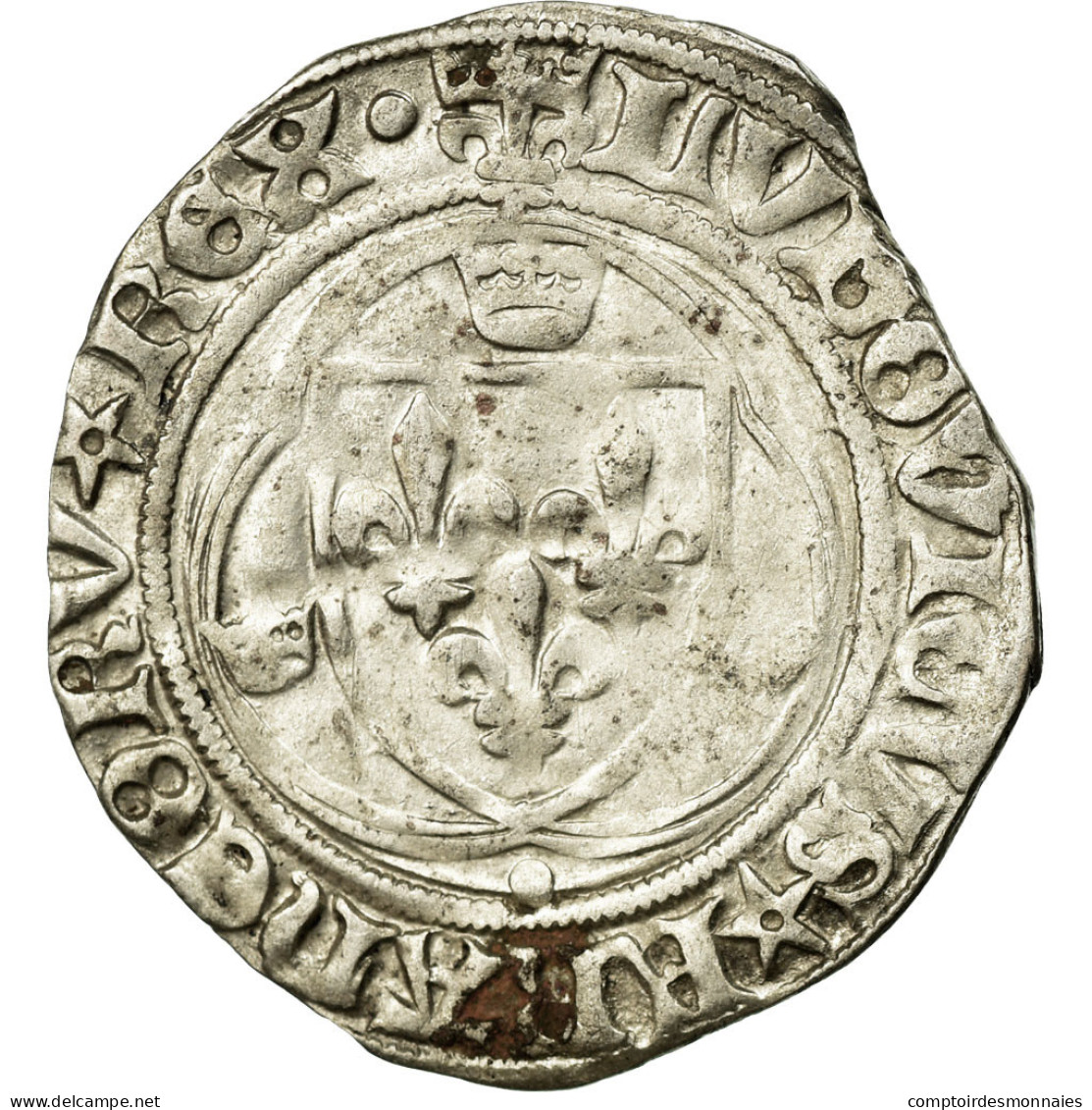 Monnaie, France, Douzain, Saint-Pourçain, TTB, Billon, Duplessy:664 - 1498-1515 Ludwig XII. 