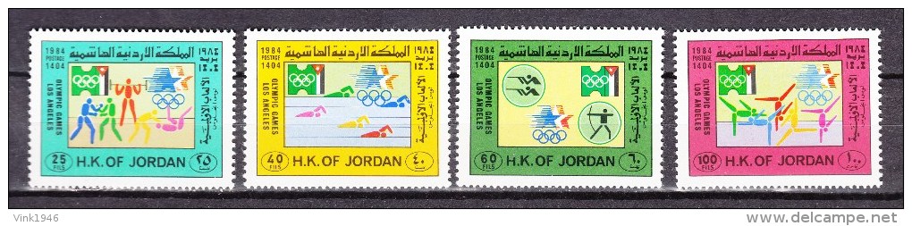 Jordan 1984,4V In Set,Los Angeles,olympic,olympisch,olympische,olympique,olympicos,olimpici ,MNH/Postfris(A2242) - Zomer 1984: Los Angeles