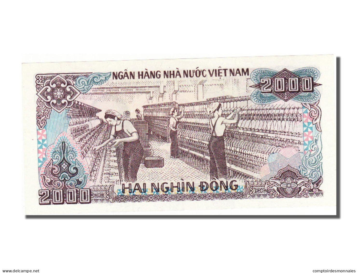 Billet, Viet Nam, 2000 Dông, 1988, NEUF - Vietnam