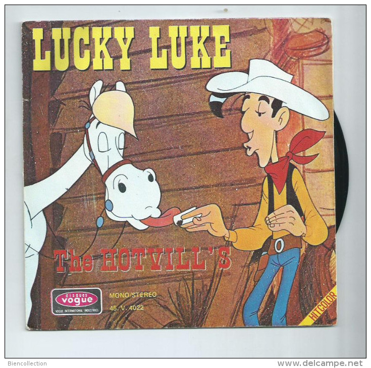 Lucky Luke .45 Tours "The Hotvill's : Très Bon état. - Filmmusik