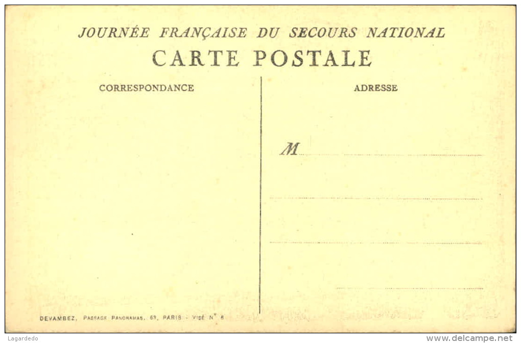 JOURNEE FRANCAISE DU SECOURS NATIONAL SIGNEE  WILLETTE 1918 - Sonstige & Ohne Zuordnung