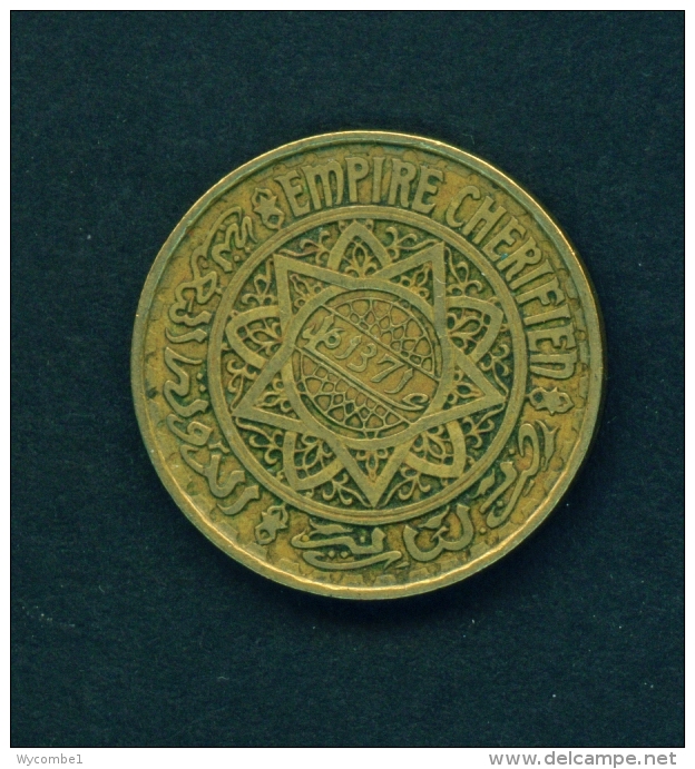 MOROCCO  -  1461 (Hejira Date)  50f  Circulated Coin - Morocco