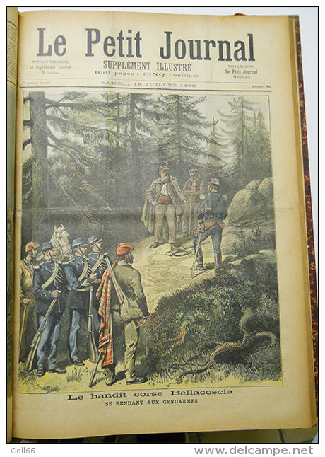 1892  Relié 50 Numéros Le Petit Journal Illustré Anarchiste Ravachol Garrot Expedition Coloniale Dahomey Manifs Russie - 1850 - 1899