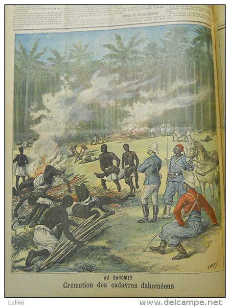 1892  relié 50 numéros Le petit journal Illustré Anarchiste Ravachol Garrot Expedition Coloniale Dahomey Manifs Russie